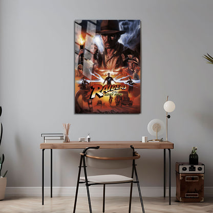 Flex Designs Metal Poster Raiders of the Lost Ark Alternate 5 x 7" Home Goods - Movie 1981 Movie Metal Poster