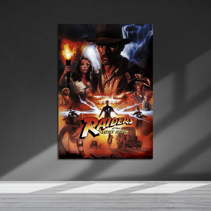 Flex Designs Metal Poster Raiders of the Lost Ark Alternate 5 x 7" Home Goods - Movie 1981 Movie Metal Poster