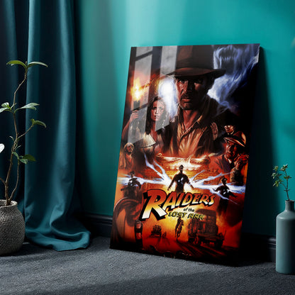 Flex Designs Metal Poster Raiders of the Lost Ark Alternate 24 x 36" Home Goods - Movie 1981 Movie Metal Poster
