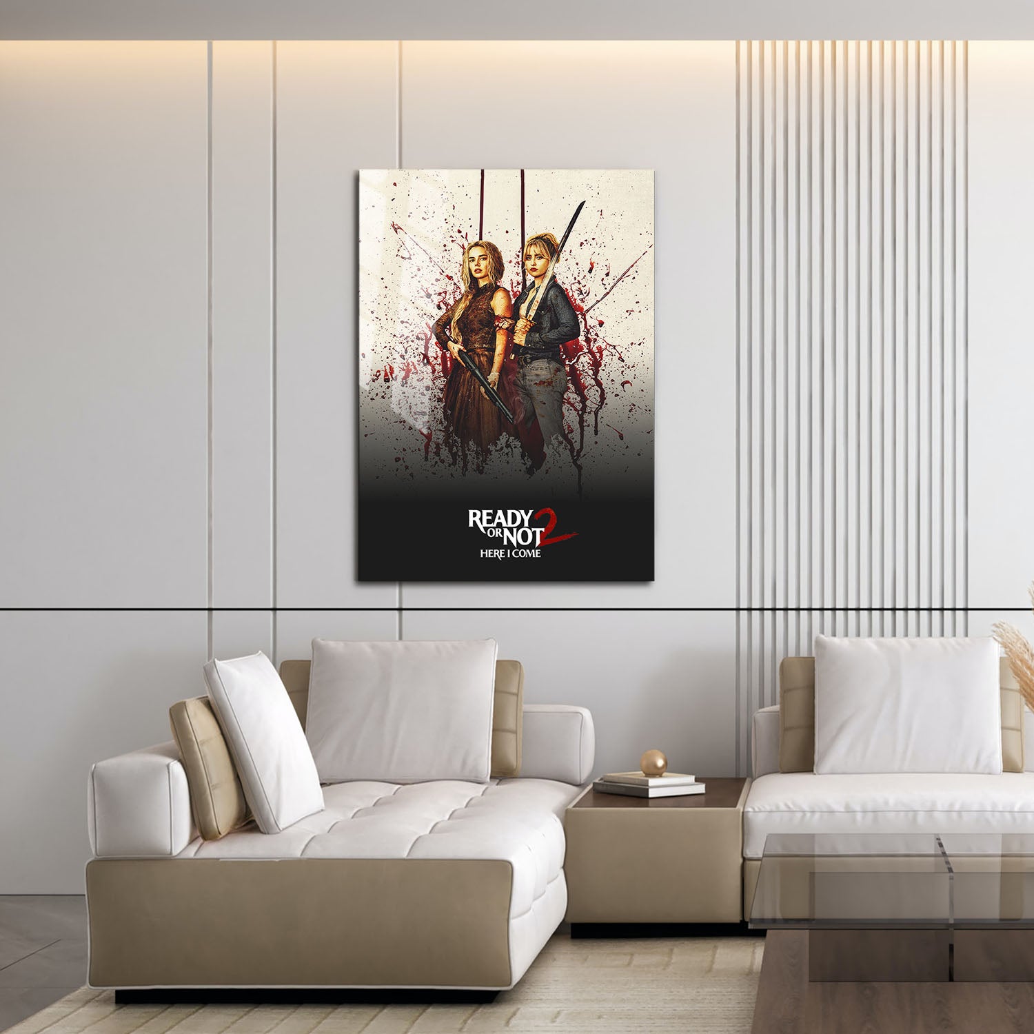 Flex Designs Metal Poster Ready or Not Here I Come Theatrical 16 x 24" Home Goods - Movie 2026 Movie Metal Poster