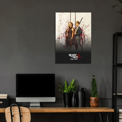 Flex Designs Metal Poster Ready or Not Here I Come Theatrical 24 x 36" Home Goods - Movie 2026 Movie Metal Poster
