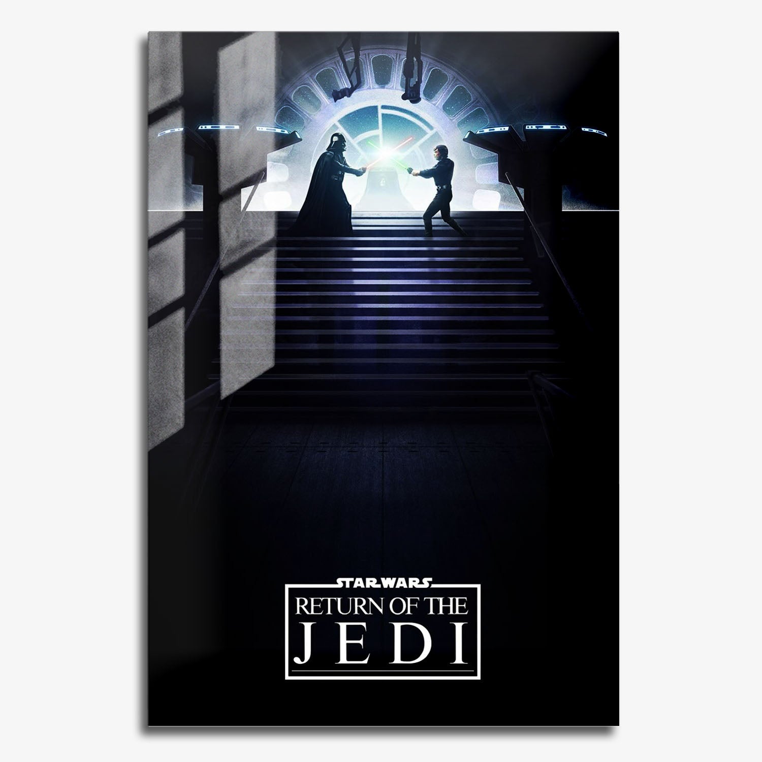 Flex Designs Metal Poster Return of the Jedi Final 11 x 17" Home Goods - Movie 1983 Movie Metal Poster