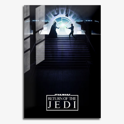 Flex Designs Metal Poster Return of the Jedi Final 11 x 17" Home Goods - Movie 1983 Movie Metal Poster