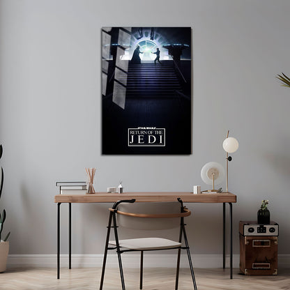 Flex Designs Metal Poster Return of the Jedi Final 5 x 7" Home Goods - Movie 1983 Movie Metal Poster