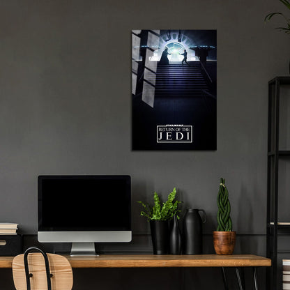 Flex Designs Metal Poster Return of the Jedi Final 24 x 36" Home Goods - Movie 1983 Movie Metal Poster