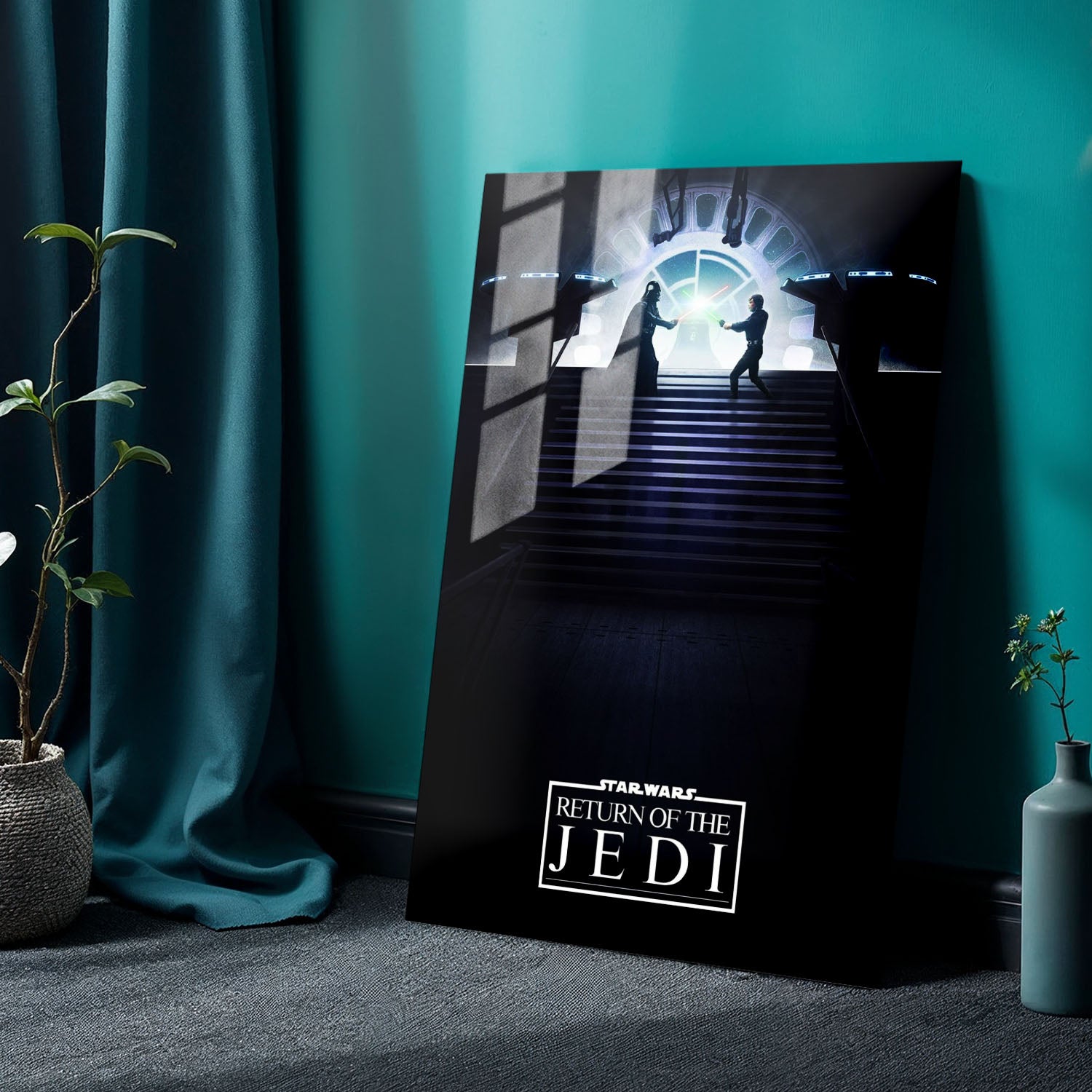 Flex Designs Metal Poster Return of the Jedi Final 24 x 36" Home Goods - Movie 1983 Movie Metal Poster