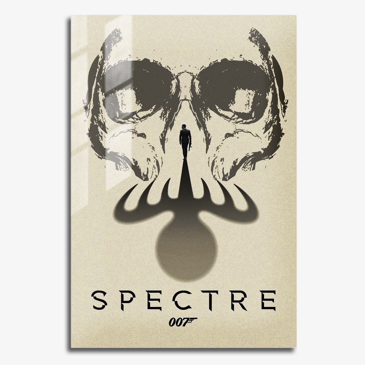 Flex Designs Metal Poster Spectre Sketch 11 x 17" Home Goods - Movie 2015 Movie Metal Poster
