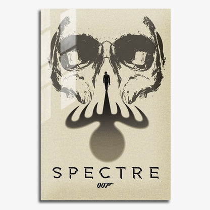 Flex Designs Metal Poster Spectre Sketch 11 x 17" Home Goods - Movie 2015 Movie Metal Poster