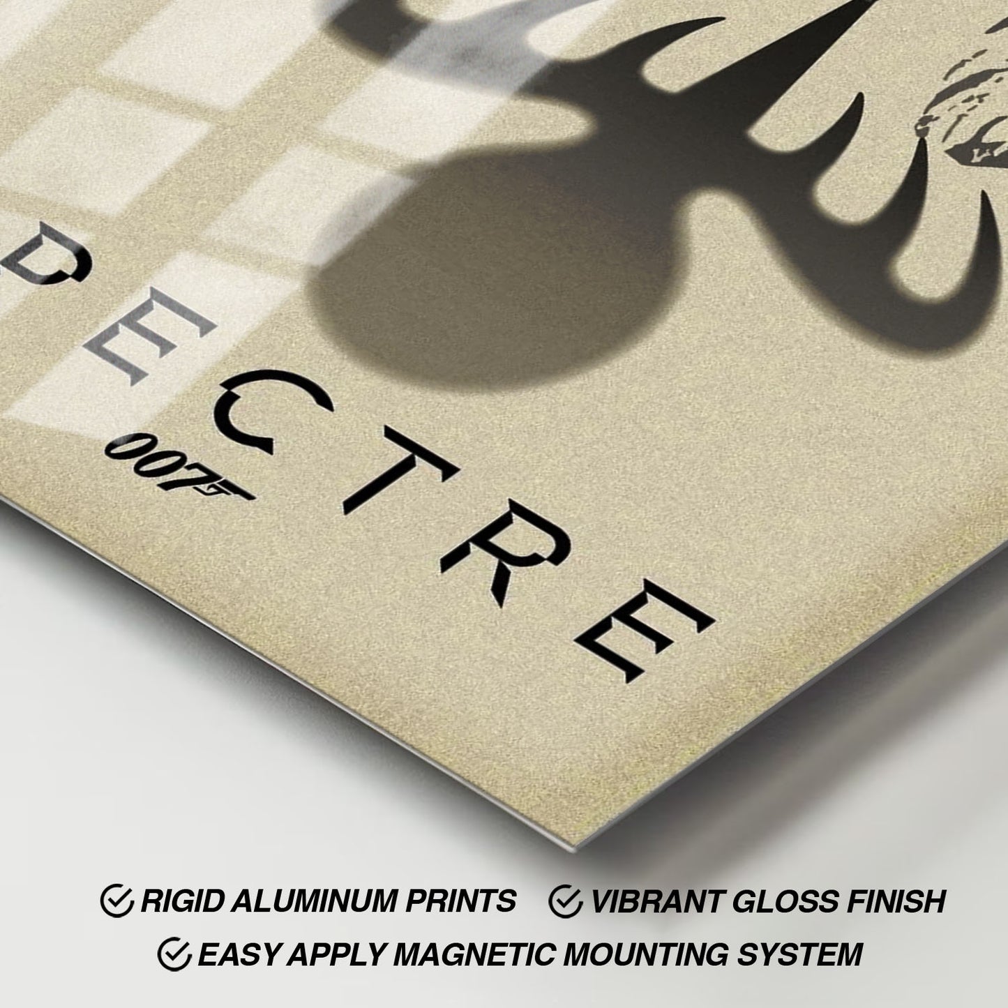 Flex Designs Metal Poster Spectre Sketch 11 x 17" Home Goods - Movie 2015 Movie Metal Poster