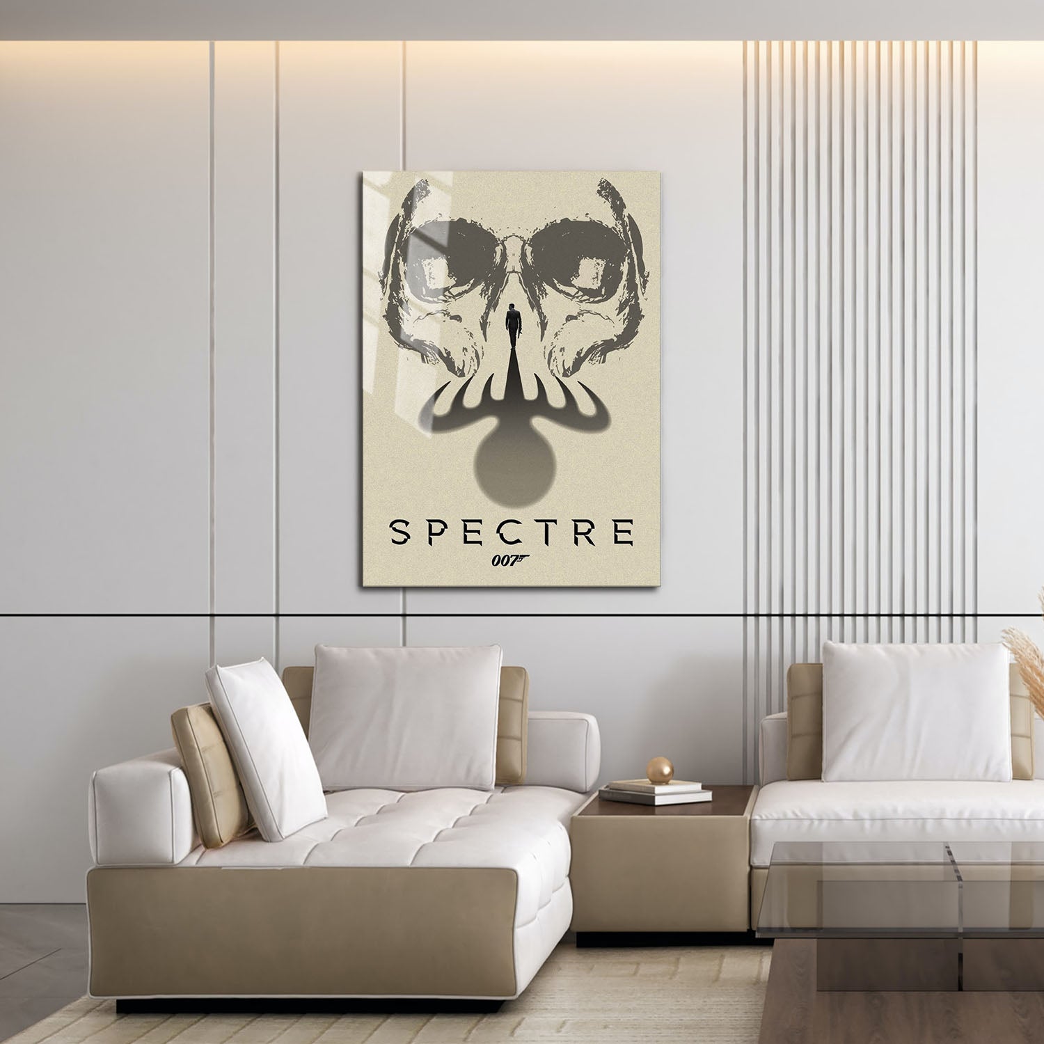 Flex Designs Metal Poster Spectre Sketch 16 x 24" Home Goods - Movie 2015 Movie Metal Poster