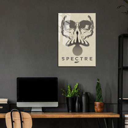 Flex Designs Metal Poster Spectre Sketch 24 x 36" Home Goods - Movie 2015 Movie Metal Poster