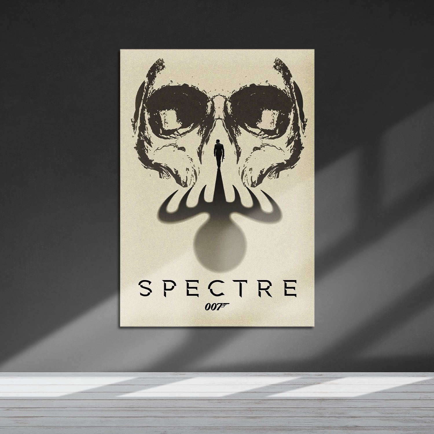 Flex Designs Metal Poster Spectre Sketch 5 x 7" Home Goods - Movie 2015 Movie Metal Poster