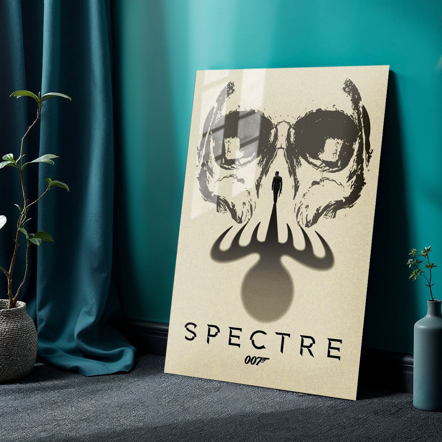 Flex Designs Metal Poster Spectre Sketch 24 x 36" Home Goods - Movie 2015 Movie Metal Poster