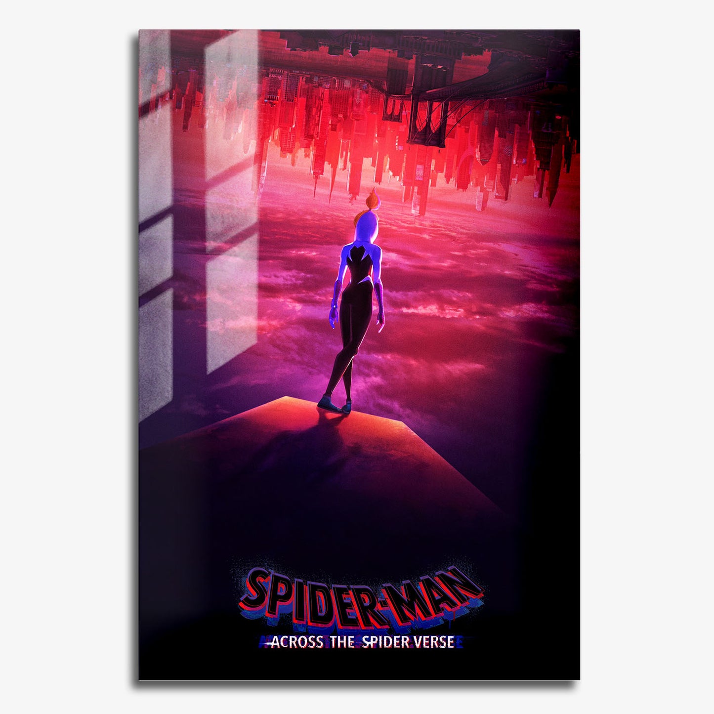 Flex Designs Metal Poster SpiderMan Across the Spiderverse Gwen 11 x 17" Home Goods - Movie 2023 Movie Metal Poster