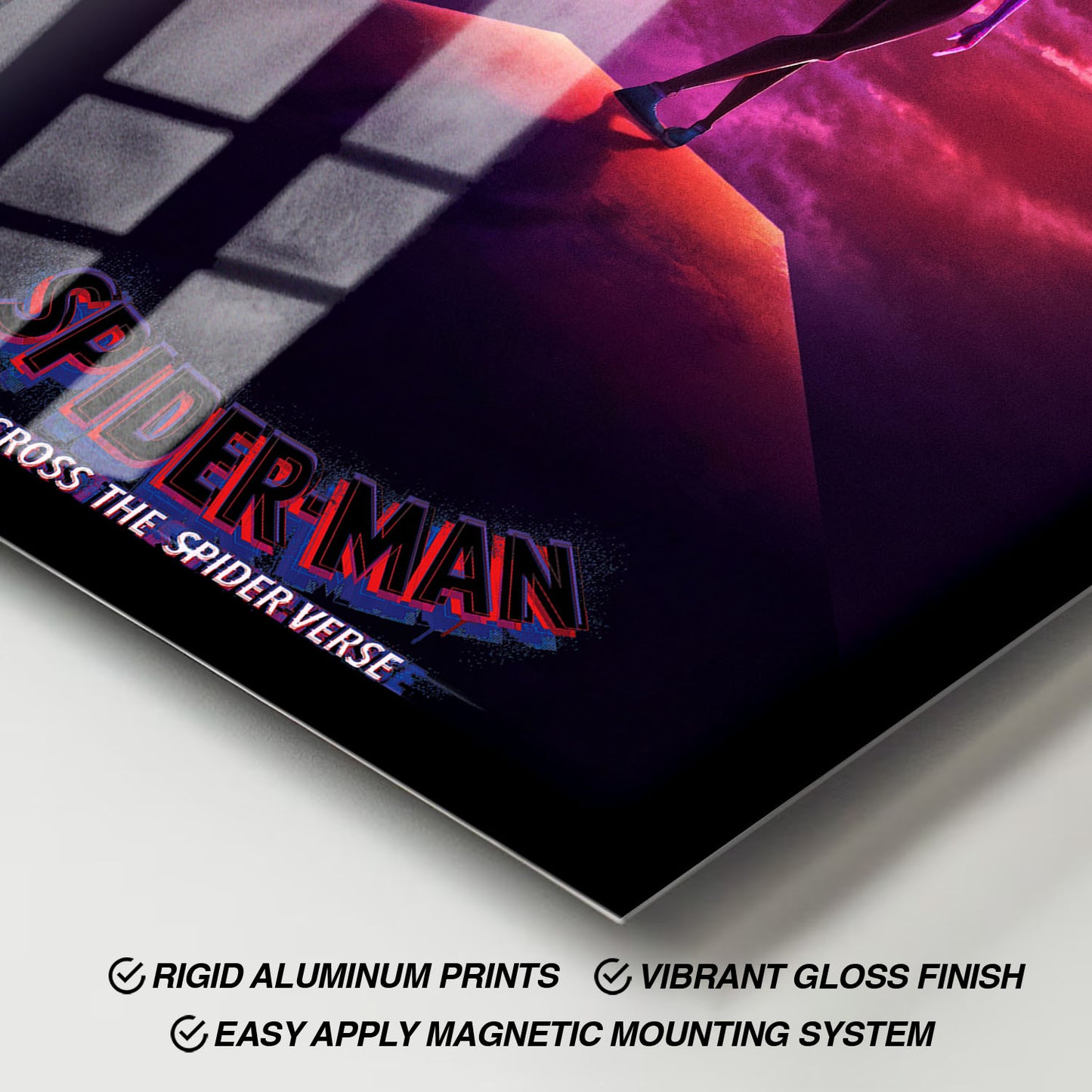 Flex Designs Metal Poster SpiderMan Across the Spiderverse Gwen 11 x 17" Home Goods - Movie 2023 Movie Metal Poster