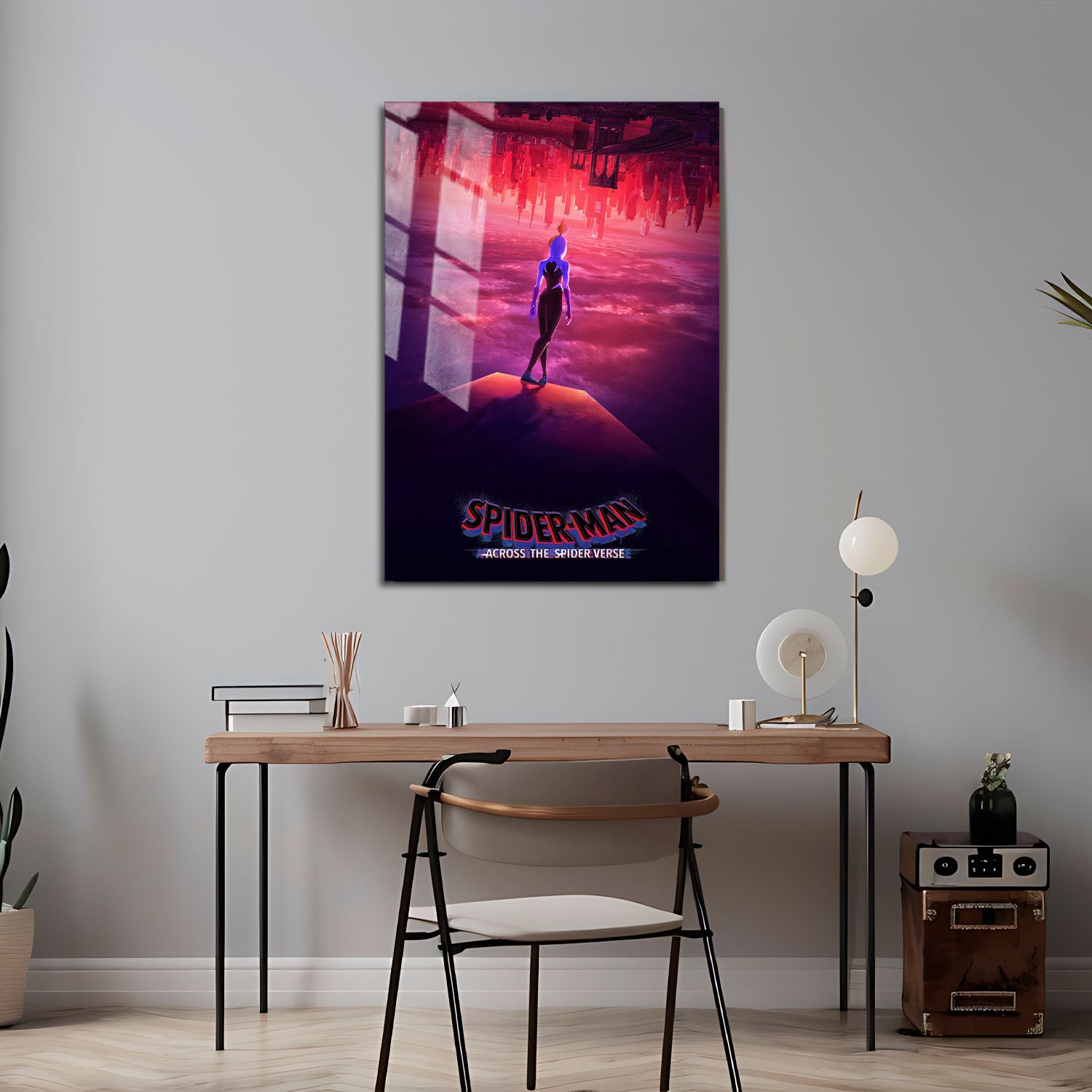 Flex Designs Metal Poster SpiderMan Across the Spiderverse Gwen 5 x 7" Home Goods - Movie 2023 Movie Metal Poster