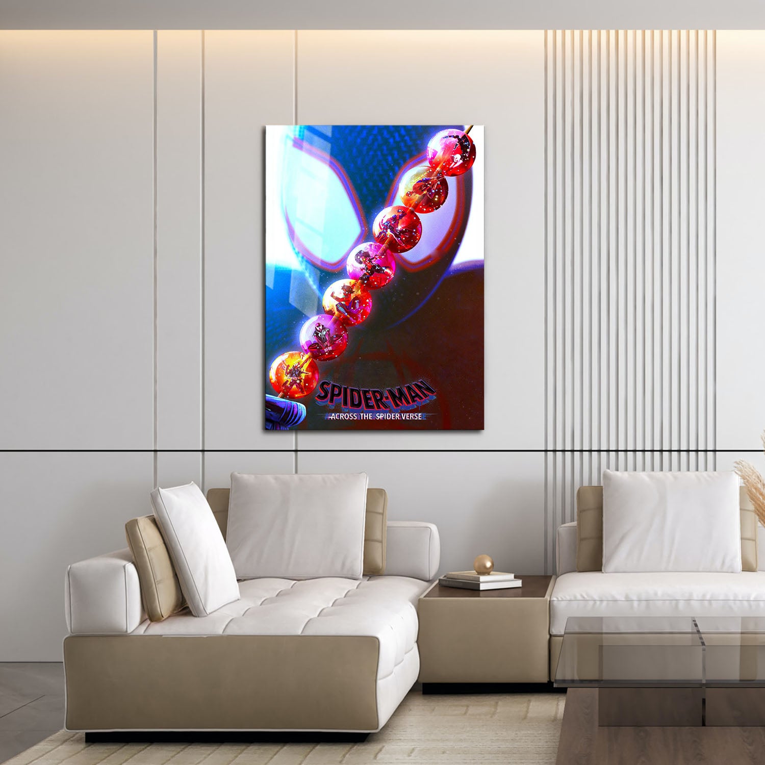 Flex Designs Metal Poster SpiderMan Across the Spiderverse Loop 16 x 24" Home Goods - Movie 2023 Movie Metal Poster