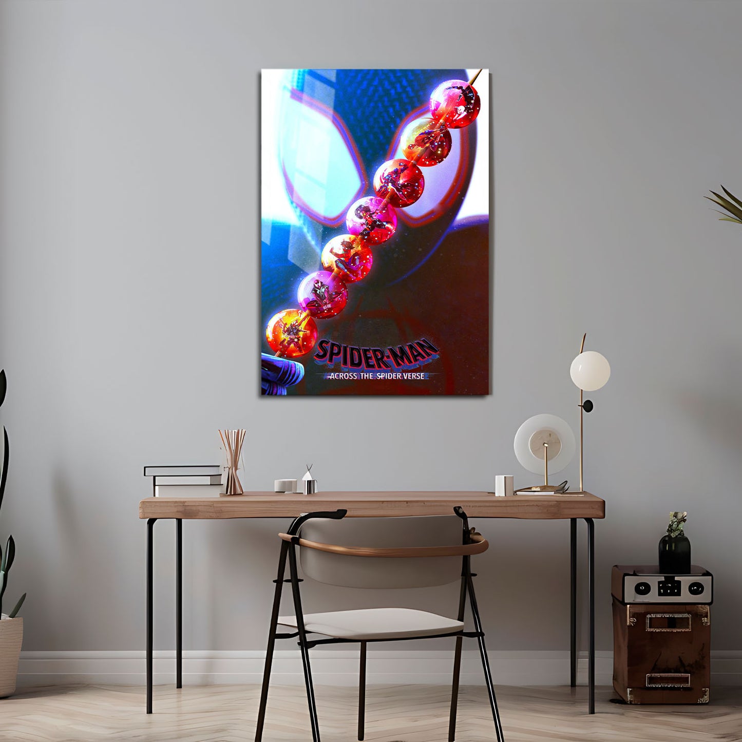 Flex Designs Metal Poster SpiderMan Across the Spiderverse Loop 5 x 7" Home Goods - Movie 2023 Movie Metal Poster