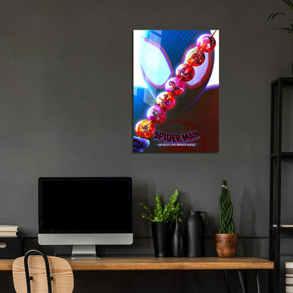 Flex Designs Metal Poster SpiderMan Across the Spiderverse Loop 24 x 36" Home Goods - Movie 2023 Movie Metal Poster
