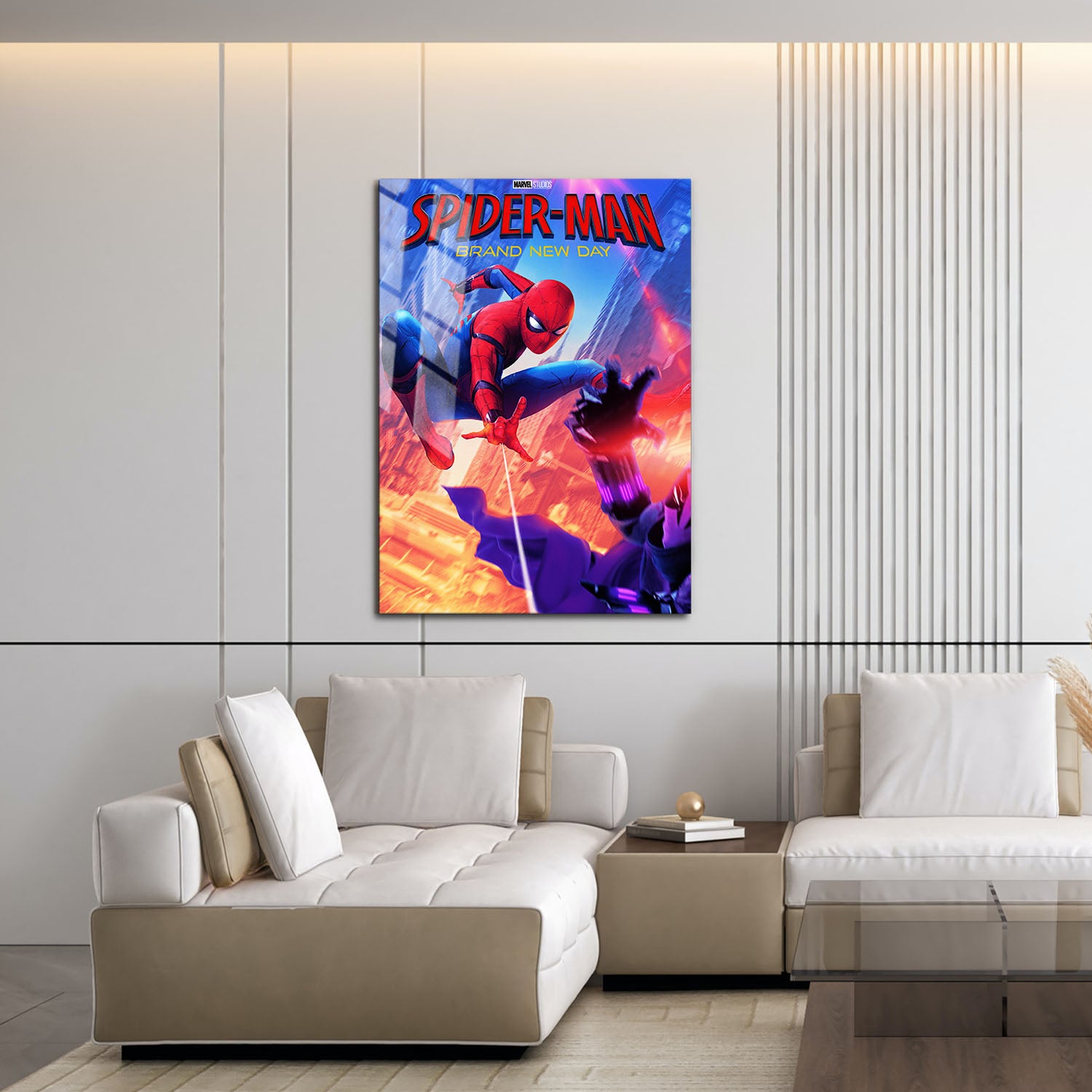 Flex Designs Metal Poster SpiderMan Brand New Day Cover 16 x 24" Home Goods - Movie 2026 Movie Metal Poster