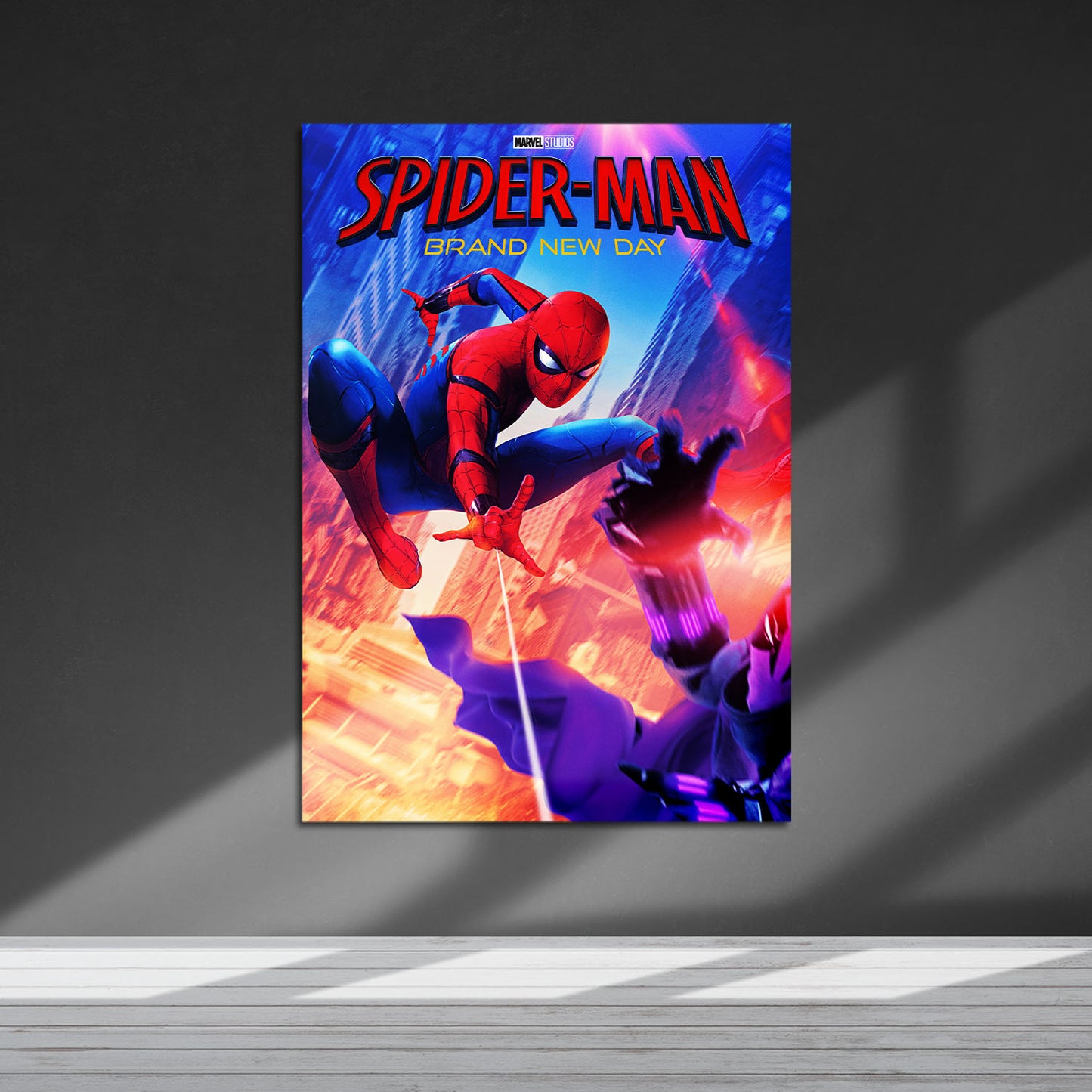 Flex Designs Metal Poster SpiderMan Brand New Day Cover 5 x 7" Home Goods - Movie 2026 Movie Metal Poster
