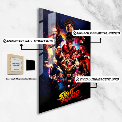 Flex Designs Metal Poster Street Fighter 16 x 24" Home Goods - Movie 2026 Movie Metal Poster