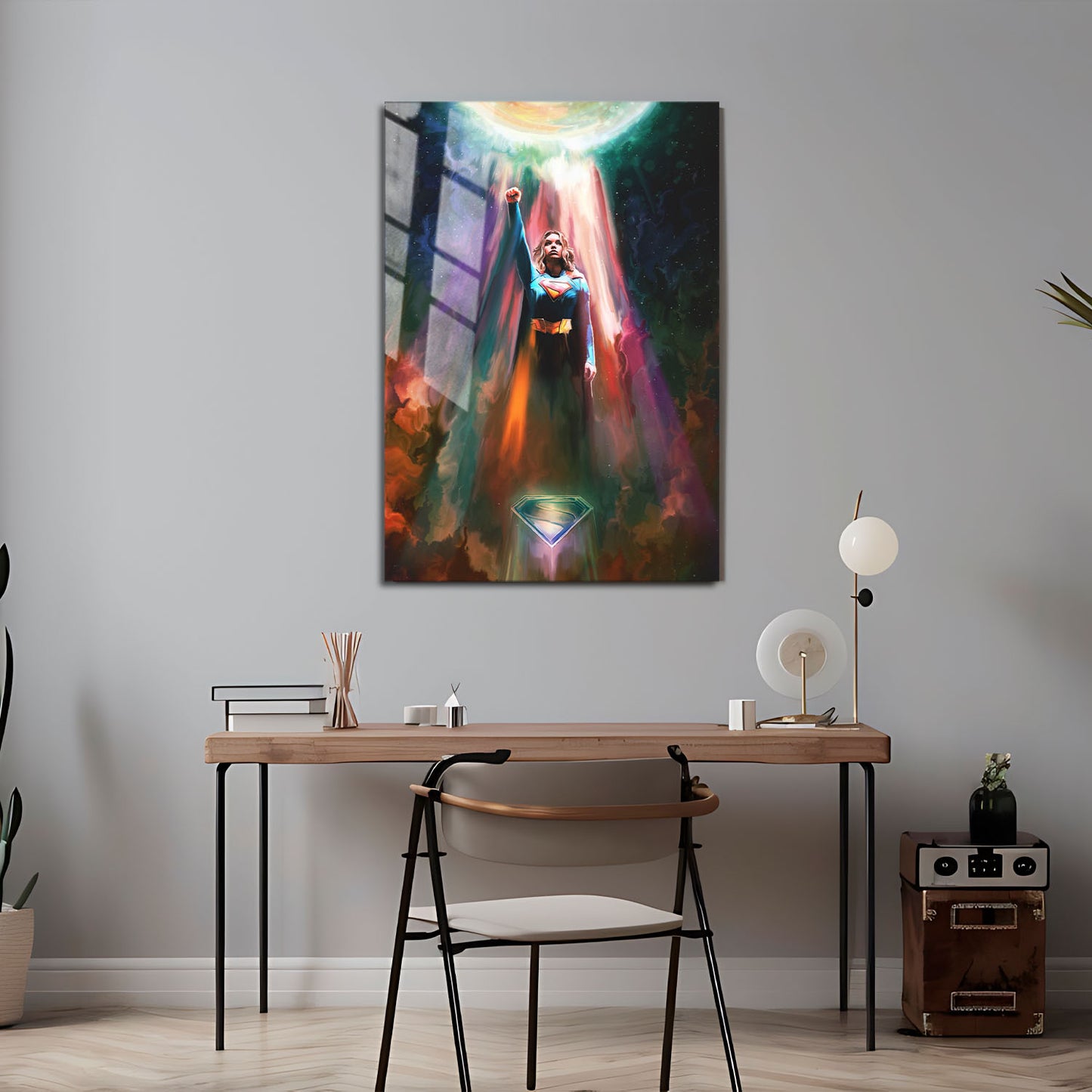 Flex Designs Metal Poster Supergirl Key Visual 5 x 7" Home Goods - Movie 2026 Movie Metal Poster