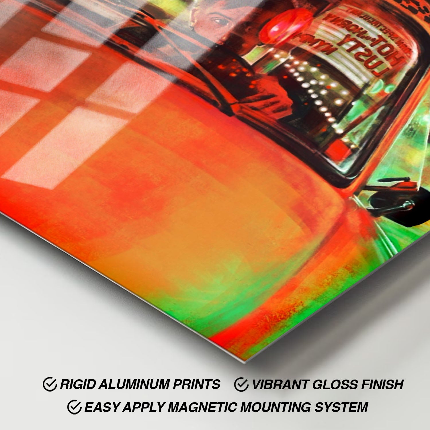 Flex Designs Metal Poster Taxi Driver Alternate 11 x 17" Home Goods - Movie 1976 Movie Metal Poster