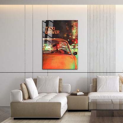 Flex Designs Metal Poster Taxi Driver Alternate 16 x 24" Home Goods - Movie 1976 Movie Metal Poster