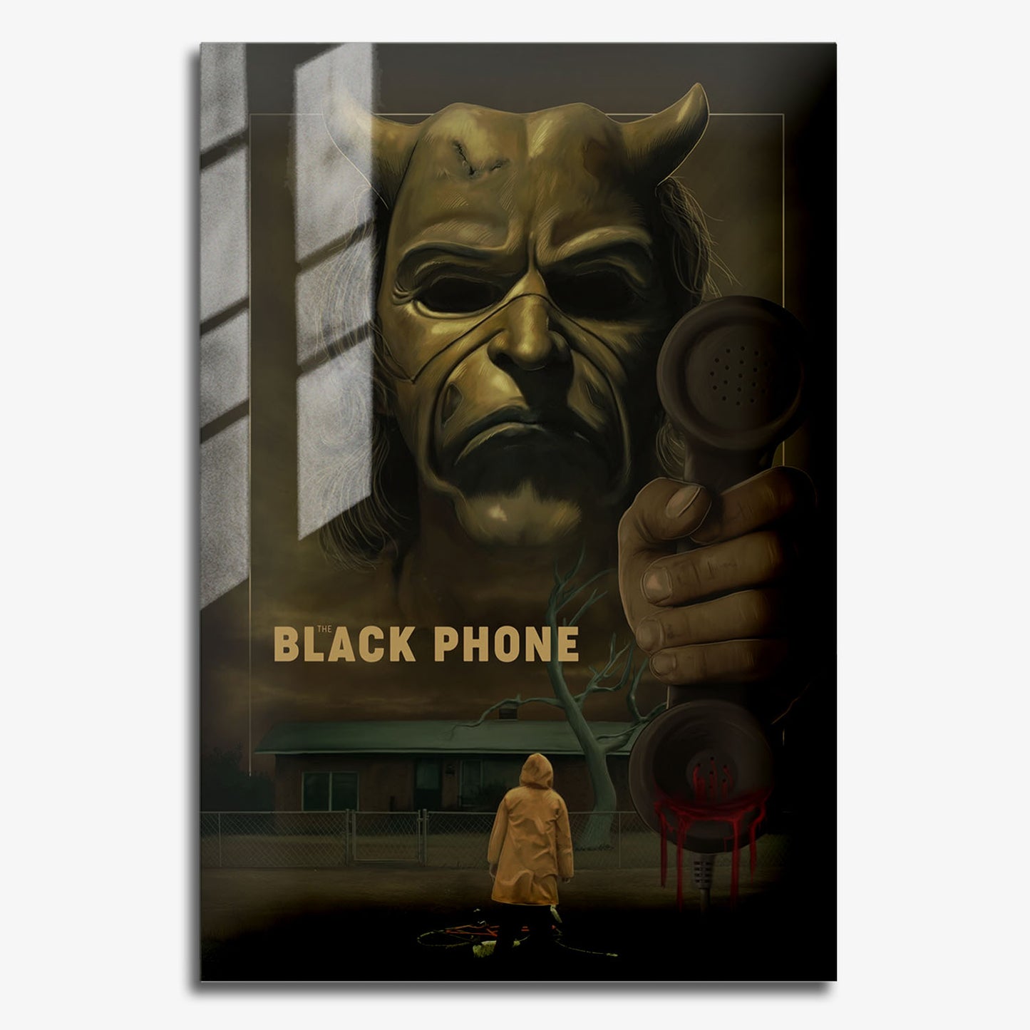 Flex Designs Metal Poster The Black Phone 11 x 17" Home Goods - Movie 2022 Movie Metal Poster