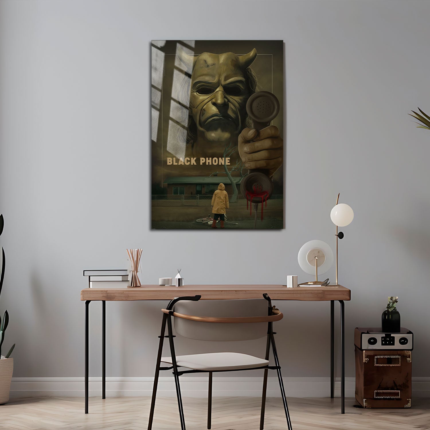Flex Designs Metal Poster The Black Phone 5 x 7" Home Goods - Movie 2022 Movie Metal Poster