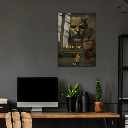 Flex Designs Metal Poster The Black Phone 24 x 36" Home Goods - Movie 2022 Movie Metal Poster