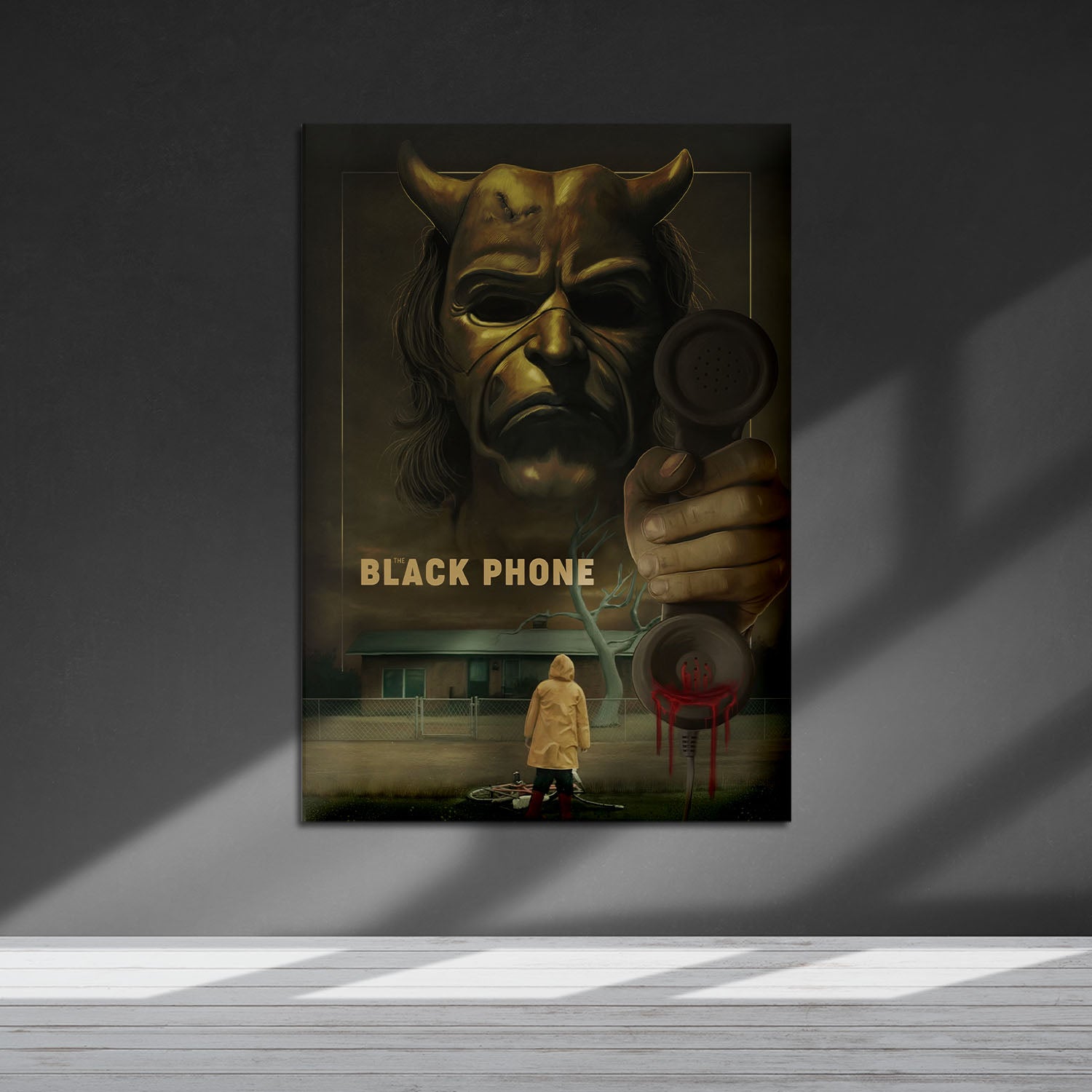 Flex Designs Metal Poster The Black Phone 5 x 7" Home Goods - Movie 2022 Movie Metal Poster