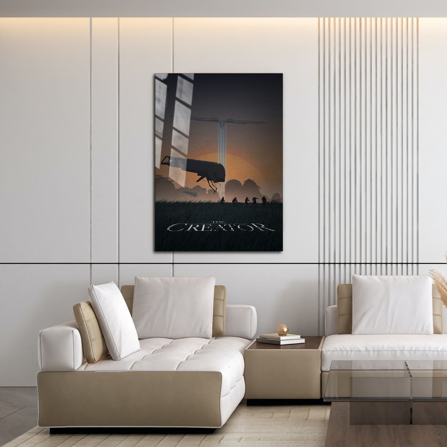 Flex Designs Metal Poster The Creator Key Art 16 x 24" Home Goods - Movie 2023 Movie Metal Poster