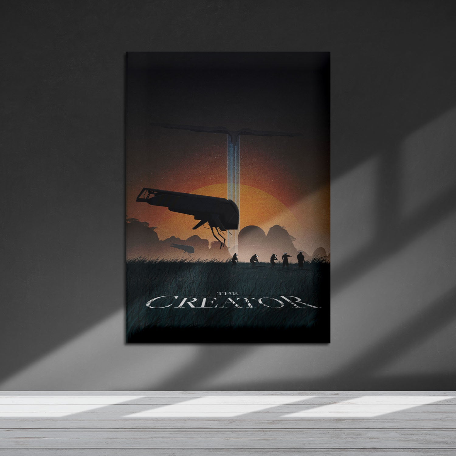 Flex Designs Metal Poster The Creator Key Art 5 x 7" Home Goods - Movie 2023 Movie Metal Poster