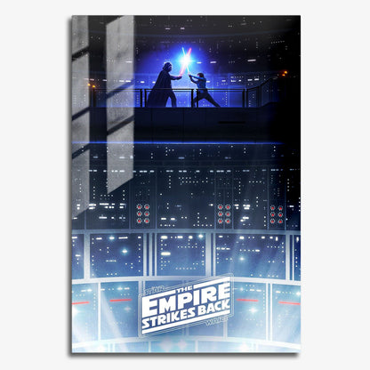 Flex Designs Metal Poster The Empire Strikes Back Cover Final 11 x 17" Home Goods - Movie 1980 Movie Metal Poster