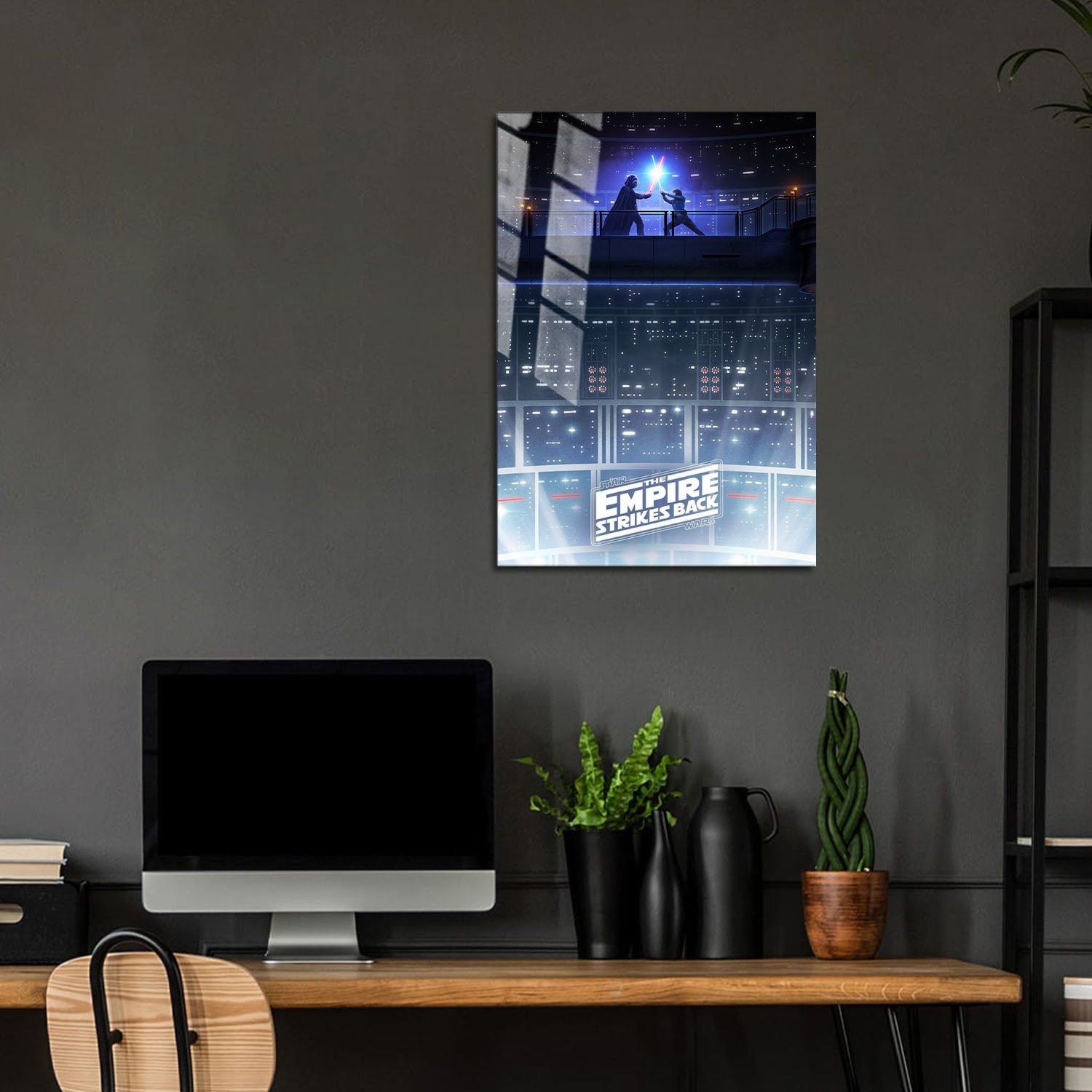 Flex Designs Metal Poster The Empire Strikes Back Cover Final 24 x 36" Home Goods - Movie 1980 Movie Metal Poster