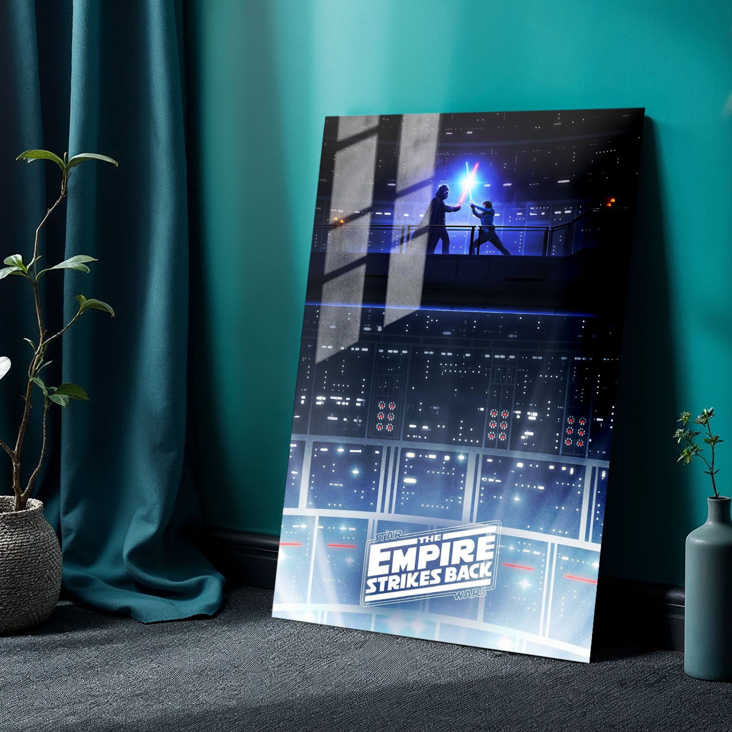 Flex Designs Metal Poster The Empire Strikes Back Cover Final 24 x 36" Home Goods - Movie 1980 Movie Metal Poster