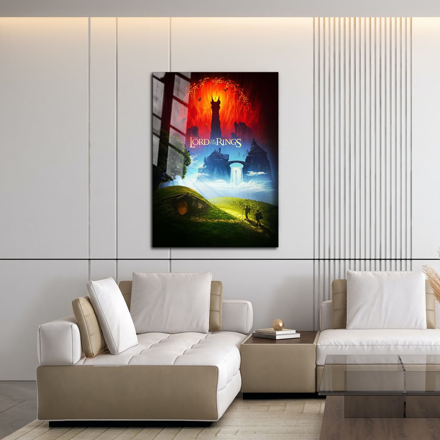 Flex Designs Metal Poster The Lord of the Rings Cover 16 x 24" Home Goods - Movie 2001 Movie Metal Poster