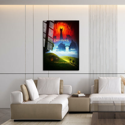 Flex Designs Metal Poster The Lord of the Rings Cover 16 x 24" Home Goods - Movie 2001 Movie Metal Poster