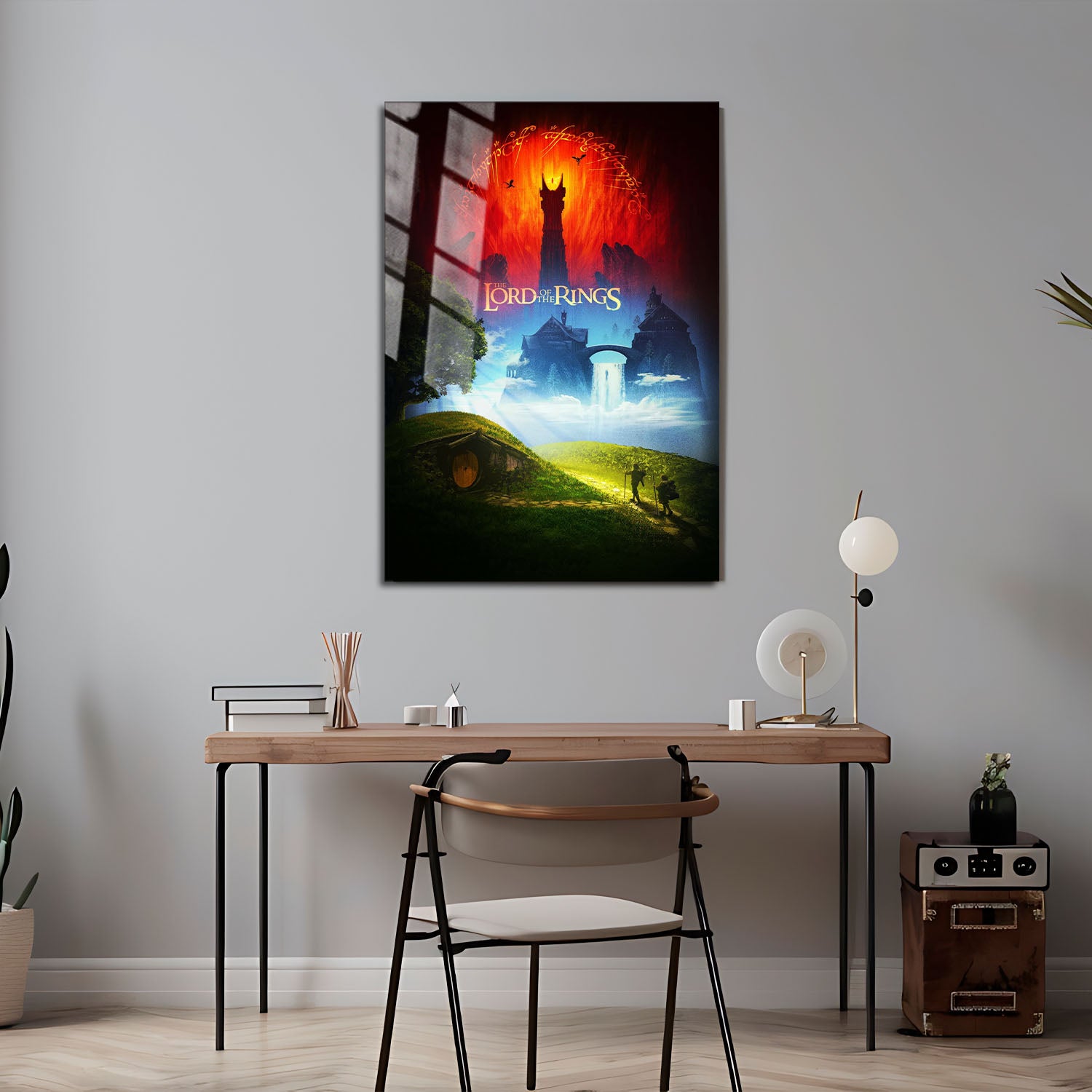 Flex Designs Metal Poster The Lord of the Rings Cover 5 x 7" Home Goods - Movie 2001 Movie Metal Poster