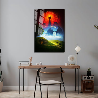 Flex Designs Metal Poster The Lord of the Rings Cover 5 x 7" Home Goods - Movie 2001 Movie Metal Poster