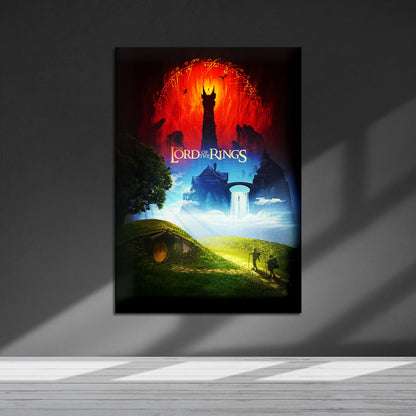 Flex Designs Metal Poster The Lord of the Rings Cover 5 x 7" Home Goods - Movie 2001 Movie Metal Poster