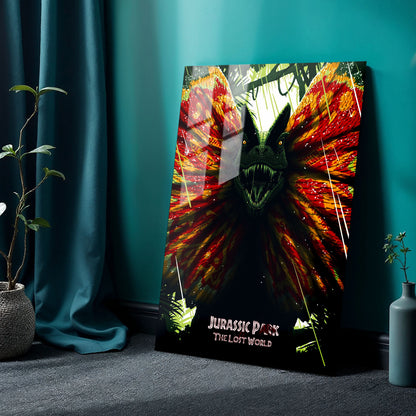 Flex Designs Metal Poster The Lost World Jurassic Park 24 x 36" Home Goods - Movie 1997 Movie Metal Poster