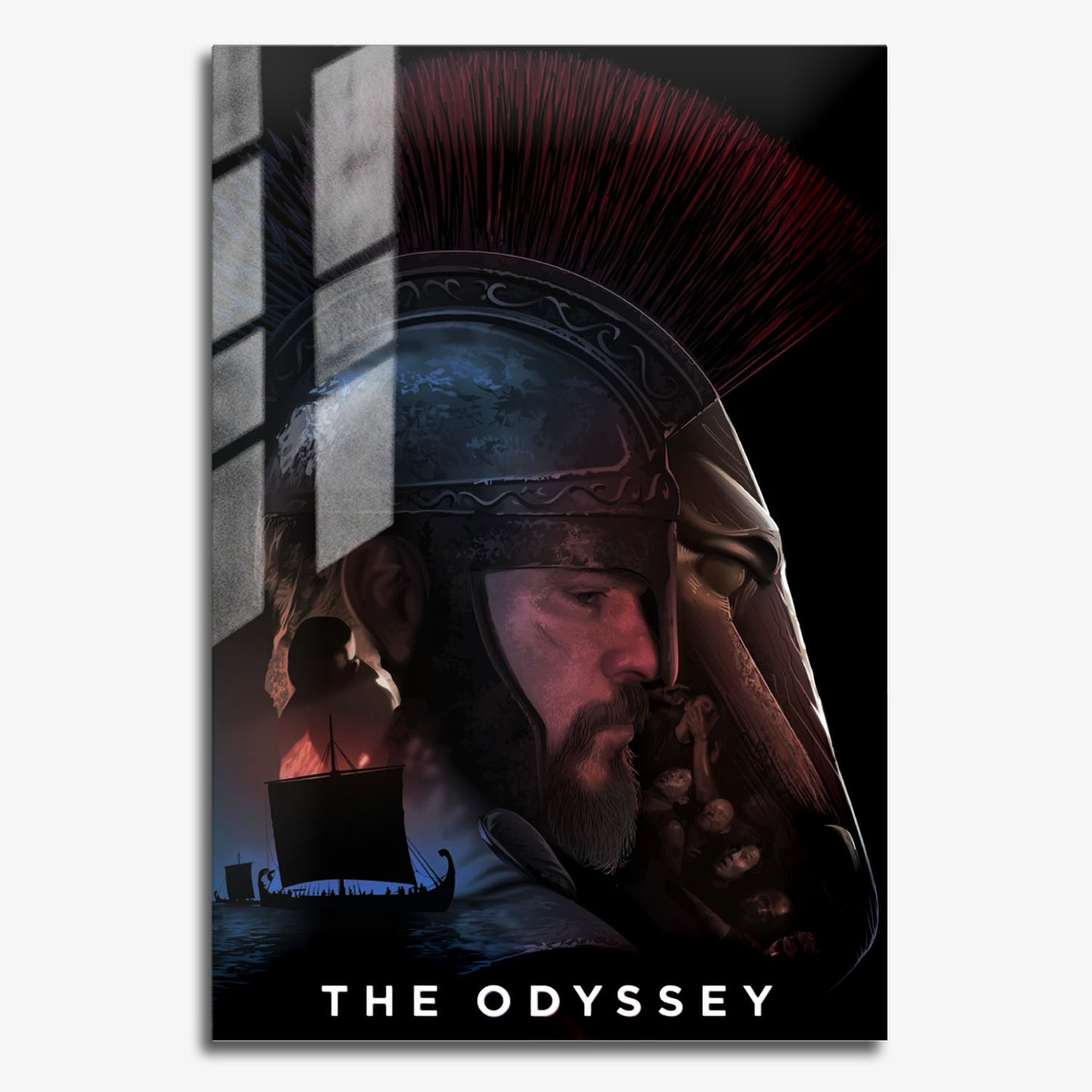 Flex Designs Metal Poster The Odyssey Cover 11 x 17" Home Goods - Movie 2026 Movie Metal Poster