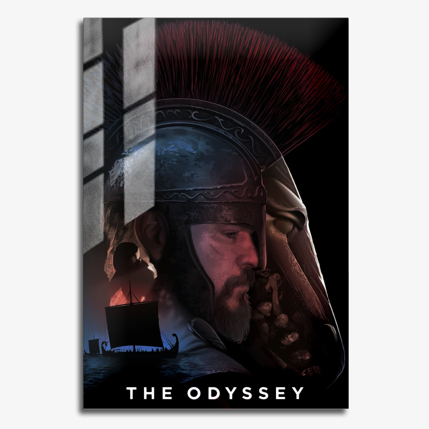Flex Designs Metal Poster The Odyssey Cover 11 x 17" Home Goods - Movie 2026 Movie Metal Poster