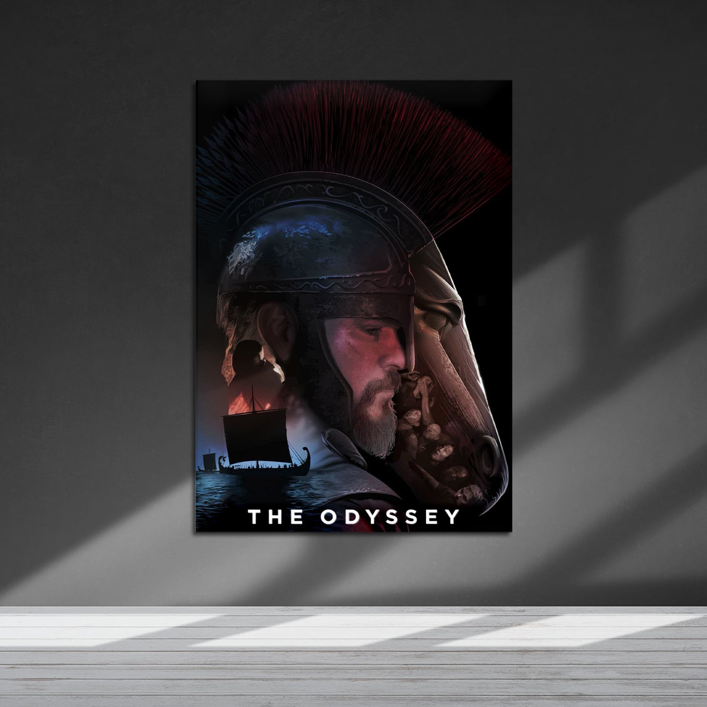 Flex Designs Metal Poster The Odyssey Cover 5 x 7" Home Goods - Movie 2026 Movie Metal Poster