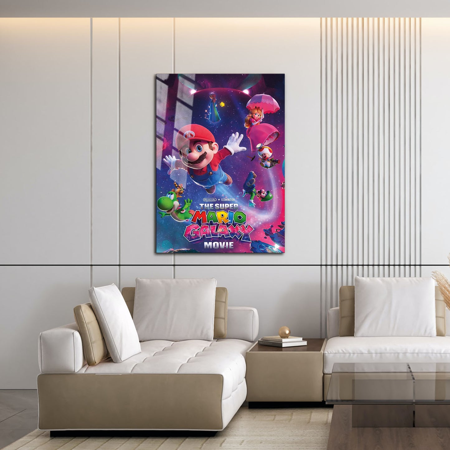 Flex Designs Metal Poster The Super Mario Galaxy Movie Cover 16 x 24" Home Goods - Movie 2026 Movie Metal Poster