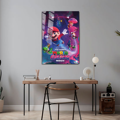 Flex Designs Metal Poster The Super Mario Galaxy Movie Cover 5 x 7" Home Goods - Movie 2026 Movie Metal Poster