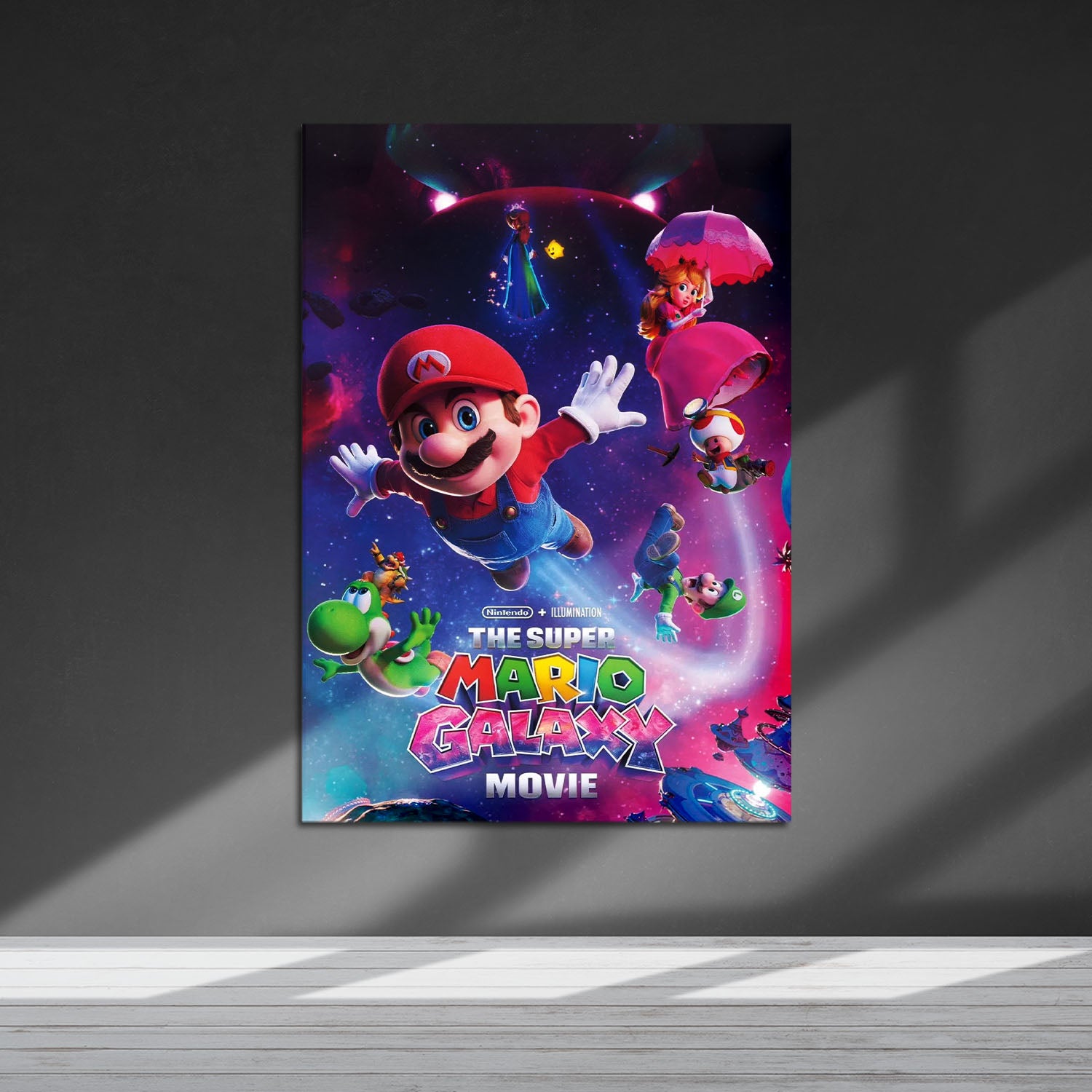 Flex Designs Metal Poster The Super Mario Galaxy Movie Cover 5 x 7" Home Goods - Movie 2026 Movie Metal Poster